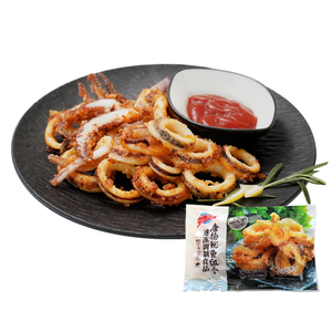 Anillos de Calamar <span class=keywords><strong>Congelados</strong></span> al por Mayor, Aperitivo de Mariscos Fritos Preparados, Tentáculos y Anillos de Calamar Empanizados - Product Image 2
