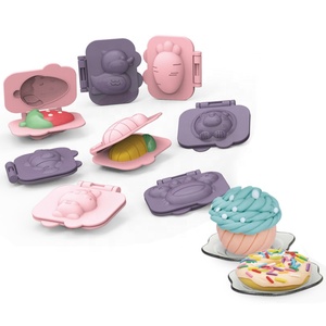 Machine à crème glacée en plastique rose personnalisée jouet enfants bricolage <span class=keywords><strong>Dessert</strong></span> ensemble de jeu avec modèle alimentaire pour les filles et les fans de pâte à <span class=keywords><strong>modeler</strong></span> Slime - Product Image 3