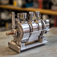 Pompe à carter sec en acier inoxydable sur mesure, usinée CNC, pour moteurs automobiles de course et haute performance