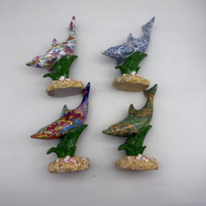 Recuerdo Turístico de Venta Popular, Figura Decorativa de Delfín Oceánico de Resina Ecológica, Adorno para el Hogar - Product Image 2