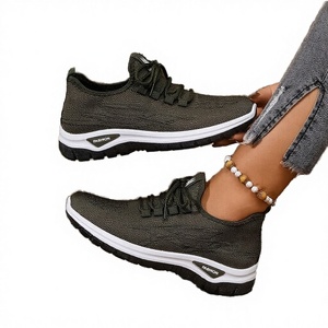 New Women's Korean Walking Style <b>Shoes</b> Casual Lightweight Breathable Slip Resistant Cushion Sole Summer Autumn Wholesale - Product Image 2