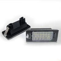 Lumière de plaque d'immatriculation LED 12-30V compatible avec VW Audi Skoda SEAT Golf Polo Blanc froid
