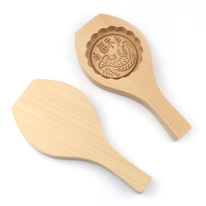 Stampo in Legno Vintage per Mooncake Cinese Antico, Decorazione in Legno per Dolci e Pane - Product Image 5