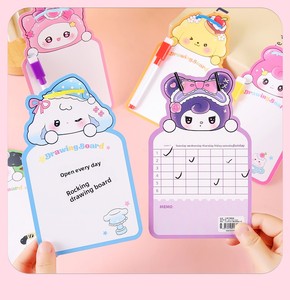 Tableau d'écriture effaçable double face pour enfants, motif dessin animé mignon, pour le dessin, le graffiti, la maternelle et l'éducation précoce - Product Image 6