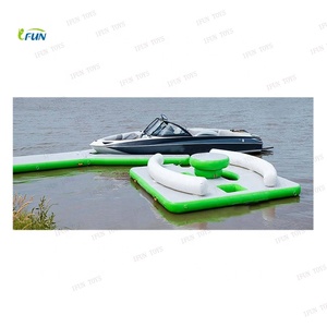 Piattaforma Galleggiante Gonfiabile a Forma di E per Moto d'Acqua e Barche, Molo Modulare in PVC/Vinile per Yacht, Uso Commerciale per Resort e Hotel - Product Image 5
