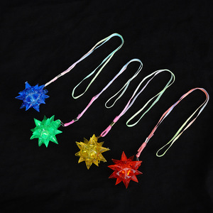 Collar de Estrella de Cristal Brillante Intermitente, Collares Luminosos, Recuerdos de Fiesta LED, Artículos Luminosos para Fiestas Rave, Bolsas de Regalo de Halloween - Product Image 3