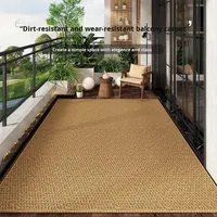 Tapis de sol imperméable et anti-UV pour balcon ou intérieur, idéal pour les espaces de loisirs, peut être coupé