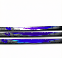 Bâton de hockey sur glace OEM en carbone 100 % composite, 380 g, P92 P28, courbe à 3 points, pour senior et junior, vente en gros sous marque privée