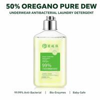 Lessive liquide en gros pour sous-vêtements, formule personnalisée, à base d'enzymes antibactériennes végétales, marque privée OEM, sans danger pour les bébés