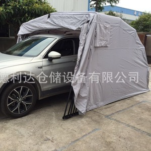 Delida Outdoor Carport Retractable Folding Garage For Vw Car Manual Operation Zinc Plating Cloth Tarpaulin - Product Image 2