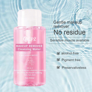 Eau démaquillante à la rose en marque propre avec tête de pompe Naturelle douce pour les peaux sensibles Eau micellaire à la rose - Product Image 2