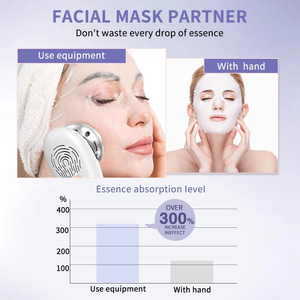 Masseur facial chaud et froid, pour une peau régénérée, apaisante, contrôle du sébum, rechargeable par USB, outil de beauté rafraîchissant et apaisant - Product Image 6