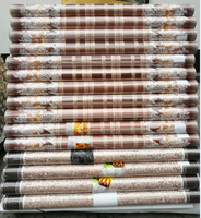 Nappe en PVC Offre Spéciale en rouleau nappe en PVC en plastique avec dos en non-tissé couverture de table en PVC nappes lavables nappe en tissu