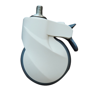 Modernes <span class=keywords><strong>Design</strong></span> Krankenhaus TPR Caster Wheel Trolley Fabrik preis Medical Caster mit Bremse für Healthcare Bett möbel Rollen - Product Image 4
