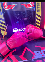Máquina de Boxeo Arcade Operada con Monedas, Equipo de Juego Electrónico de Acero y Metal para Medir la Fuerza, Ideal para Salas de Juego y Parques de Diversiones