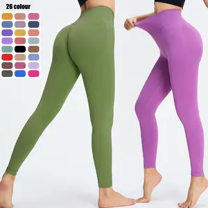 Shinbene Nauwsluitende Trainingskleding Voor Dames Scrunch Butt Gym Fitness Yoga Broek Naadloze Sportlegging