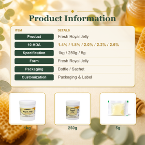 BEEHALL <span class=keywords><strong>Gelée</strong></span> <span class=keywords><strong>royale</strong></span> naturelle fraîche Produit apicole en gros Emballage de 1 kg Étiquette privée disponible - Product Image 4