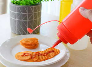 Bouteille souple en plastique sans BPA de 30 ml et 150 ml pour sauces épaisses, pancakes et bain de bouche 500 ml - Product Image 2