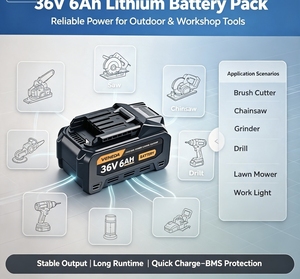 Batterie lithium rechargeable BL4050F 6Ah entièrement compatible avec tous les outils électriques sans fil 40V Max, en stock - Product Image 3