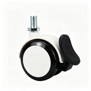 Roulettes Médicales Silencieuses (Lot de 4), Roues Pivotantes en Caoutchouc avec Frein pour Lit d'Hôpital, Chariot Médical, Brancard - Product Image 1