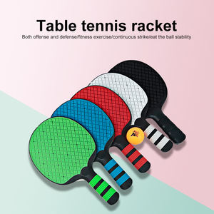 Raquetas de tenis de mesa populares para principiantes en stock, raquetas de tenis de mesa de silicona duraderas y ligeras, raquetas de tenis de mesa de plástico integrado. - Product Image 2