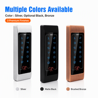 Keypad Sentuh Logam Anti-Vandal 125KHz RFID Card PIN Access Controller 4000 Pengguna Sistem Keamanan Harga Pabrik Langsung dengan OEM