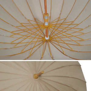 กันน้ำ<span class=keywords><strong>2021</strong></span><span class=keywords><strong>ใหม่</strong></span>ร่ม19นิ้ว24ซี่โครงตรงไม้ไผ่ร่มคู่มือเปิด - Product Image 6