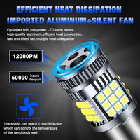 Nouvelle ampoule LED de voiture Hexing 12V 3030 36SMD, clignotant ambre, BA15S BAU15S P21W 1157 BAY15D S25, feux de recul et de freinage Canbus