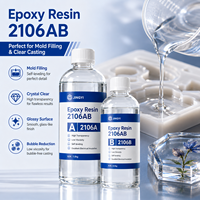 Résine époxy haute transparence 2106AB pour panneaux solaires, électronique, encapsulation de circuits imprimés, modules LED, remplissage de moules, résistant à l'humidité