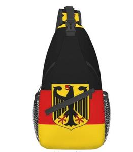 Sac à bandoulière avec drapeau allemand, sac à bandoulière pour <span class=keywords><strong>voyage</strong></span>, randonnée, cyclisme, camping - Product Image 3