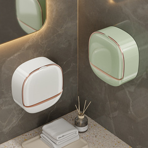Porte-savon mural moderne et élégant, best-seller, boîte de rangement à savon pliable de luxe avec design de drainage et <span class=keywords><strong>boucle</strong></span> adhésive - Product Image 5
