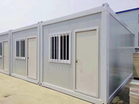 Maisons conteneurs modulaires pliables en acier léger, design créatif Star Cabin, pour cuisine, salon, chambre, écologiques, 20 pieds