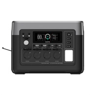 Station d'alimentation Oukitel P1500 Plus 1800W 1536Wh à onde sinusoïdale pure, solaire, pour la maison, les urgences, l'extérieur, stock UE/US