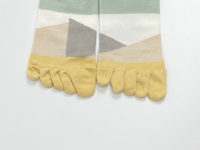 Chaussettes de sport en coton tricoté à cinq doigts, multicolores, unisexes, avec logo personnalisé, vente en gros, directement de l'usine