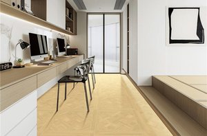 Cao Cấp 600X600Mm Hạt Gỗ Gạch Gốm Matte Kết Thúc Trong Nhà Sàn Chống Trượt Gỗ Nhìn Sứ Gạch - Product Image 4