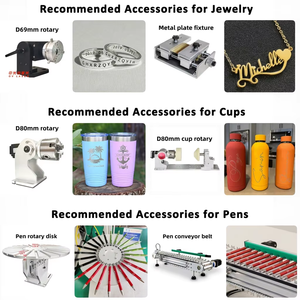 Máquina Láser JPT Mopa de 100W 2.5D con Eje Z Motorizado, Corte Láser de Joyería de Oro, Grabado de Relieve 3D de Monedas de 1.5mm - Product Image 6