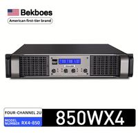 Kit Amplifier Audio Bass DJ High Power Bekboes RX4 Series 4Ch De Sonido Original