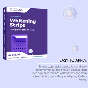 14/42 <b>Teeth</b> <b>Whitening</b> Strips Mint Extract Shiny <b>Teeth</b> Daily Portable Gentle Cleaning Dental Plaque Cares <b>Teeth</b> <b>Whitening</b> Strips - Product Image 2