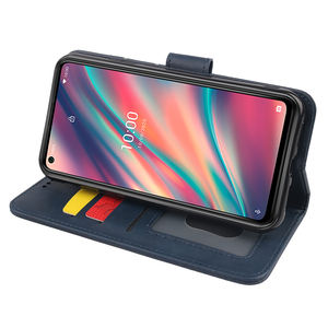 Étui portefeuille en cuir à rabat de luxe avec housse de fente pour carte d'identité pour <span class=keywords><strong>Wiko</strong></span> T3 T10 T50 Life 3 U316AT pochette de téléphone - Product Image 3