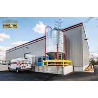 Ateliers et usines modulaires préfabriqués en structure acier, entrepôts en acier avec une durée de vie de 50 ans et une haute résistance au vent