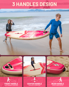 Tabla de Paddle Surf Inflable SUP 11'6"*35"*6" con Tecnología Drop Stitch, Bomba, Remo, Asiento, Mochila, Certificación CE, OEM, ODM, Personalizable - Product Image 4