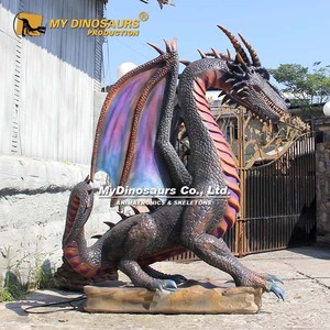 MY DINO Haunted House Large Moving Animatronic <span class=keywords><strong>Dragon</strong></span> para eventos - Product Image 2