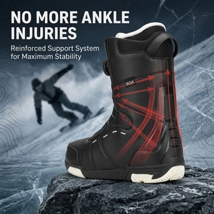 Venta al por Mayor de Esquís de Aluminio Negros Ajustables de Alta Calidad y Fijaciones para Snowboard, Fijaciones para Hombre - Product Image 2
