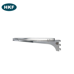 Support de tablette en <span class=keywords><strong>verre</strong></span> à rainures pour présentoir métallique ou utilisation sur <span class=keywords><strong>colonne</strong></span> en acier robuste avec finition chromée droite - Product Image 4