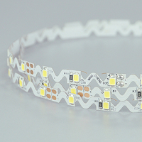 Bande LED flexible en forme de S, pliable à tout angle, DC12V SMD2835, 12V 24V, 8 mm de large, fabricant de bandes LED flexibles 2835, OEM ODM