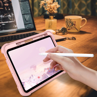 Çocuklar İçin Uygun Okul Tableti Kılıfı iPad 11. Nesil A16 11 İnç iPad 10. Nesil 10.9 Kılıfı Kalem Tutucu ve Standlı
