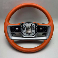 Volant en cuir personnalisé de qualité supérieure avec fibre de carbone pour Land Rover Range Rover Defender Discovery |   Style sportif de luxe