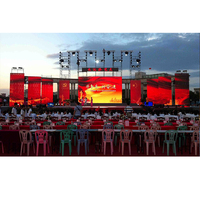 Écran LED de location TOPvision 3M x 4M (500mm x 1000mm) IP65 pour scène de concert et affichage en magasin