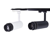 Projecteur sur rail 15W 20W Chine 30W Réglable Zoom Type LED pour éclairage de salle d'exposition
