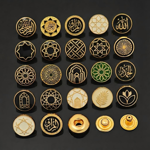 शीर्ष बटन फैक्टरी थोक लोगो पैटर्न कस्टम प्रेस बटन फास्टनर आर्बी कपड़ों की शर्ट ज़ाका धातु थोबे स्नैप बटन - Product Image 6